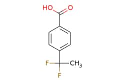 eMolecules​ Ambeed / 4-(11-Difluoroethyl)benzoic acid / 100mg / 600850302 / A959869 /  / 55805-14-6 / MFCD20643344 / 186.158 / C9H8F2O2