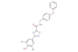 eMolecules​&nbsp;Medchem Express / IOWH-032 / 10mg / 446269037 / HY-18337 /  / 1191252-49-9 / MFCD25977119 / 545.187 / C22H15Br2N3O4