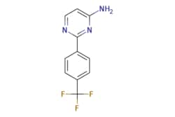 eMolecules​&nbsp;Ambeed / 2-(4-(Trifluoromethyl)phenyl)pyrimidin-4-amine / 100mg / 599355739 / A1452478 /  / 1215072-94-8 / MFCD11045645 / 239.201 / C11H8F3N3