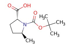 eMolecules​&nbsp;Pharmablock / (2R5S)-1-tert-butoxycarbonyl-5-methyl-pyrrolidine-2-carboxylic acid / 25mg / 632433528 / PBU1714 / 0.000 / 676562-01-9 / MFCD22394437 / 229.276 / C11H19NO4
