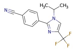 eMolecules​ Synthonix / 4-[1-isopropyl-4-(trifluoromethyl)imidazol-2-yl]benzonitrile