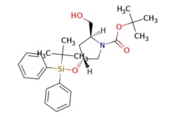 eMolecules​ Pharmablock / tert-butyl (2S4R)-4-[tert-butyl(diphenyl)silyl]oxy-2-(hydroxymethyl)pyrrolidine-1-carboxylate