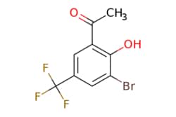 eMolecules​ Pharmablock / 1-[3-bromo-2-hydroxy-5-(trifluoromethyl)phenyl]ethanone