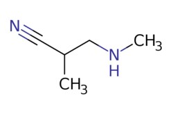 eMolecules​&nbsp;50840-30-7 | 2-methyl-3-(methylamino)propanenitrile | Pharmablock | MFCD11505518 | 98.149 | C5H10N2 | 95.000 | CNCC(C)C#N | 25mg | 731745671