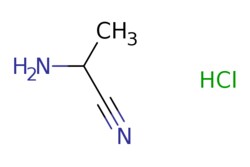 eMolecules​&nbsp;Ambeed / 2-Aminopropanenitrile hydrochloride / 100mg / 600831558 / A158091 /  / 72187-91-8 / MFCD09971651 / 106.550 / C3H7ClN2