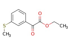 eMolecules​ AOBChem USA / ethyl 2-(3-(methylthio)phenyl)-2-oxoacetate / 250mg / 761213925 / 82503 /  / 1256479-24-9 / MFCD11113526 / 224.270 / C11H12O3S