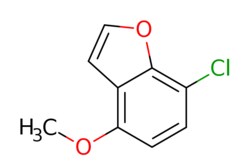 eMolecules​&nbsp;Pharmablock / 7-chloro-4-methoxy-benzofuran / 25mg / 551160624 / PBU2638 / 0.000 / 1427393-29-0 / [null] / 182.600 / C9H7ClO2
