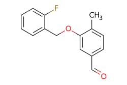 eMolecules​ AOBChem USA / 3-((2-fluorobenzyl)oxy)-4-methylbenzaldehyde / 250mg / 784409871 / 110522 /  / 2918932-67-7 / [null] / 244.265 / C15H13FO2