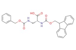 eMolecules​ Ambeed / (R)-2-((((9H-Fluoren-9-yl)methoxy)carbonyl)amino)-3-(((benzyloxy)carbonyl)amino)propanoic acid / 5g / 573014798 / A995330 /  / 387824-80-8 / MFCD02684373 / 460.486 / C26H24N2O6