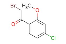 eMolecules​ AstaTech / 2-BROMO-1-(4-CHLORO-2-METHOXYPHENYL)ETHANONE / 0.25g