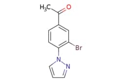 eMolecules​ AstaTech / 3-BROMO-4-(1-PYRAZOLYL)ACETOPHENONE / 0.25g / 718054360