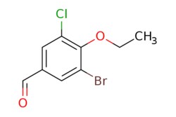 eMolecules​ AOBChem USA / 3-Bromo-5-chloro-4-ethoxybenzaldehyde / 500mg / 632817203 / 15723 /  / 884497-58-9 / MFCD05863698 / 263.520 / C9H8BrClO2