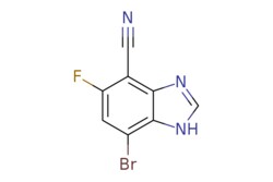 eMolecules​ Pharmablock / 7-bromo-5-fluoro-1H-benzimidazole-4-carbonitrile