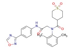 eMolecules​ Ambeed / N-(2-((4-(124-Oxadiazol-3-yl)phenyl)amino)-2-oxoethyl)-N-(26-dimethylphenyl)tetrahydro-2H-thiopyran-4-carboxamide