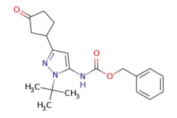 eMolecules​ 2460255-78-9 | ChemScene | Benzyl (1-(tert-butyl)-3-(3-oxocyclopentyl)-1H-pyrazol-5-yl)carbamate