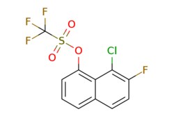 eMolecules​&nbsp;Pharmablock / (8-chloro-7-fluoro-1-naphthyl) trifluoromethanesulfonate / 25mg / 761743418 / PBG0861 / 0.000 / 2375588-91-1 / [null] / 328.660 / C11H5ClF4O3S