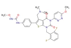 eMolecules​&nbsp;Medchem Express / Relugolix / 5mg / 446267437 / HY-16474 /  / 737789-87-6 / MFCD25976856 / 623.640 / C29H27F2N7O5S