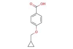 eMolecules​&nbsp;AstaTech / 4-(CYCLOPROPYLMETHOXY)BENZOIC ACID / 0.25g / 261440037 / 88917 / 95.000 / 355391-05-8 / MFCD11156580 / 192.214 / C11H12O3