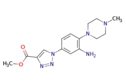 eMolecules​ 2250024-95-2 | ChemScene | Methyl 1-(3-amino-4-(4-methylpiperazin-1-yl)phenyl)-1H-123-triazole-4-carboxylate