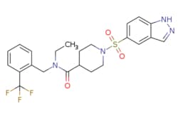 eMolecules​&nbsp;Medchem Express / ML380 / 5mg / 572596678 / HY-12439 /  / 1627138-52-6 / [null] / 494.530 / C23H25F3N4O3S