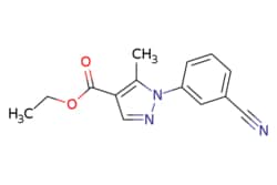 eMolecules​ 956191-77-8 | ChemScene | Ethyl 1-(3-cyanophenyl)-5-methyl-1H-pyrazole-4-carboxylate