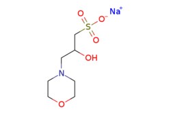 eMolecules​ Ambeed / Sodium 2-hydroxy-3-morpholinopropane-1-sulfonate / 500g / 552554722 / A125474 /  / 79803-73-9 / MFCD00070007 / 247.240 / C7H14NNaO5S