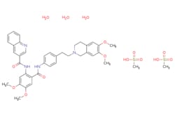 eMolecules​ Medchem Express / Tariquidar (methanesulfonate hydrate) / 10mg / 446258845 / HY-10550A /  / 625375-83-9 / MFCD25372040 / 892.990 / C40H52N4O15S2