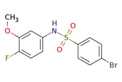 eMolecules​ 1778962-56-3 | Ambeed | 4-Bromo-N-(4-fluoro-3-methoxyphenyl)benzenesulfonamide