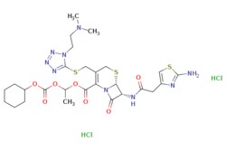 eMolecules​&nbsp;Medchem Express / Cefotiam hexetil (hydrochloride) / 5mg / 761738608 / HY-A0110A /  / 95789-30-3 / MFCD00897074 / 768.750 / C27H39Cl2N9O7S3