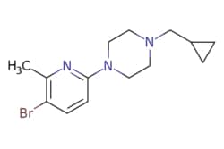 eMolecules​ ChemScene / 1-(5-Bromo-6-methylpyridin-2-yl)-4-(cyclopropylmethyl)piperazine