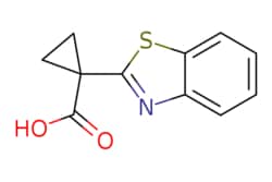 eMolecules​&nbsp;AstaTech / 1-(BENZO[D]THIAZOL-2-YL)CYCLOPROPANECARBOXYLIC ACID / 0.1g / 794181935 / 69960 / 95.000 / 869973-63-7 / MFCD22690500 / 219.260 / C11H9NO2S