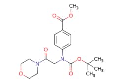 eMolecules​ 1586809-60-0 | ChemScene | Methyl 4-((tert-butoxycarbonyl)(2-morpholino-2-oxoethyl)amino)benzoate