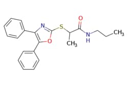 eMolecules​ Ambeed / 2-((45-Diphenyloxazol-2-yl)thio)-N-propylpropanamide