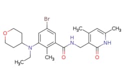 eMolecules​ 1403257-80-6 | ChemScene | 5-Bromo-N-((46-dimethyl-2-oxo-12-dihydropyridin-3-yl)methyl)-3-(ethyl(tetrahydro-2H-pyran-4-yl)amino)-2-methylbenzamide