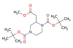 eMolecules​ Pharmablock / ditert-butyl 2-(2-methoxy-2-oxo-ethyl)piperazine-14-dicarboxylate
