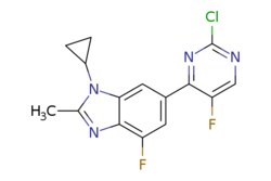 eMolecules​ AstaTech / 6-(2-CHLORO-5-FLUOROPYRIMIDIN-4-YL)-1-CYCLOPROPYL-4-FLUORO-2-METHYL-1H-BENZO[D]IMIDAZOLE