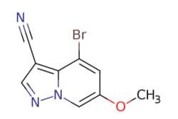 eMolecules​ Pharmablock / 4-bromo-6-methoxypyrazolo[15-a]pyridine-3-carbonitrile