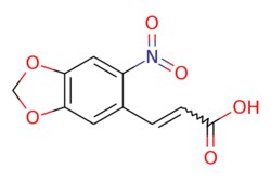 eMolecules​ AstaTech / 45-METHYLENEDIOXY-2-NITROCINNAMIC ACID / 0.25g / 718087029 / E79075 / 95.000 / 6315-90-8 / [null] / 237.167 / C10H7NO6