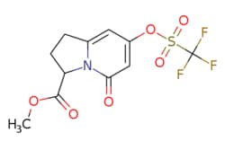 eMolecules​ Pharmablock / methyl 5-oxo-7-(trifluoromethylsulfonyloxy)-23-dihydro-1H-indolizine-3-carboxylate