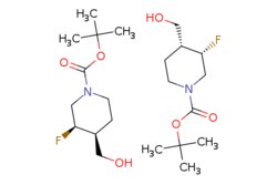 eMolecules​&nbsp;Ambeed / (3S4R)-rel-tert-Butyl 3-fluoro-4-(hydroxymethyl)piperidine-1-carboxylate / 100mg / 687212259 / A104034 /  / 882033-93-4 / MFCD19439662 / 233.283 / C11H20FNO3