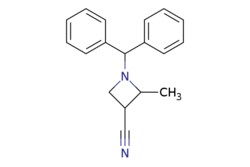 eMolecules​&nbsp;Pharmablock / 1-(diphenylmethyl)-2-methylazetidine-3-carbonitrile / 25mg / 586159924 / PBLLA086 / 0.000 / 1260894-65-2 / MFCD11848694 / 262.356 / C18H18N2