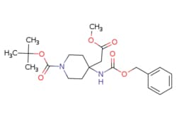eMolecules​ ChemScene / tert-Butyl 4-(((benzyloxy)carbonyl)amino)-4-(2-methoxy-2-oxoethyl)piperidine-1-carboxylate
