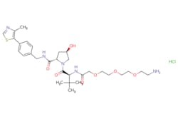 eMolecules​&nbsp;Medchem Express / (SRS)-AHPC-PEG3-NH2 (hydrochloride) / 10mg / 475641365 / HY-103602 /  / 2097971-11-2 / [null] / 656.240 / C30H46ClN5O7S