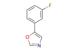 eMolecules​ Pharmablock / 5-(3-fluorophenyl)oxazole / 25mg / 551156776