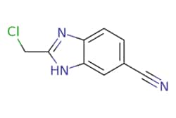 eMolecules​ Ambeed / 2-(Chloromethyl)-1H-benzo[d]imidazole-6-carbonitrile / 1g / 570574691 / A217643 /  / 150613-50-6 / MFCD08234907 / 191.620 / C9H6ClN3