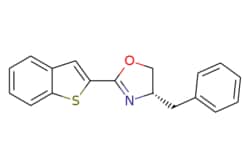 eMolecules​&nbsp;Ambeed / (S)-2-(Benzo[b]thiophen-2-yl)-4-benzyl-45-dihydrooxazole / 50mg / 665578597 / A1493991 /  / 2170033-85-7 / [null] / 293.380 / C18H15NOS