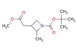 eMolecules​ Pharmablock / tert-butyl 3-(2-methoxy-2-oxo-ethyl)-2-methyl-azetidine-1-carboxylate