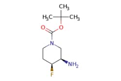 eMolecules​&nbsp;Pharmablock / tert-butyl (3R4S)-3-amino-4-fluoropiperidine-1-carboxylate / 25mg / 586142226 / PB92299 / 0.000 / 1700611-18-2 / MFCD28010921 / 218.272 / C10H19FN2O2