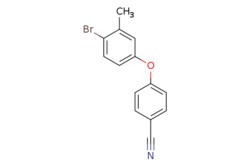 eMolecules​ AOBChem USA / 4-(4-Bromo-3-methylphenoxy)benzonitrile / 250mg / 682935280 / 50005 /  / 947162-20-1 / [null] / 288.144 / C14H10BrNO