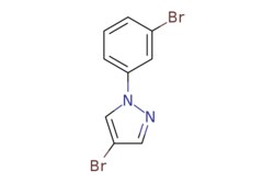 eMolecules​&nbsp;ChemScene / 4-Bromo-1-(3-bromophenyl)-1H-pyrazole / 100mg / 712788530 / CS-0432860 / 0.000 / 1363254-08-3 / MFCD21642123 / 301.969 / C9H6Br2N2